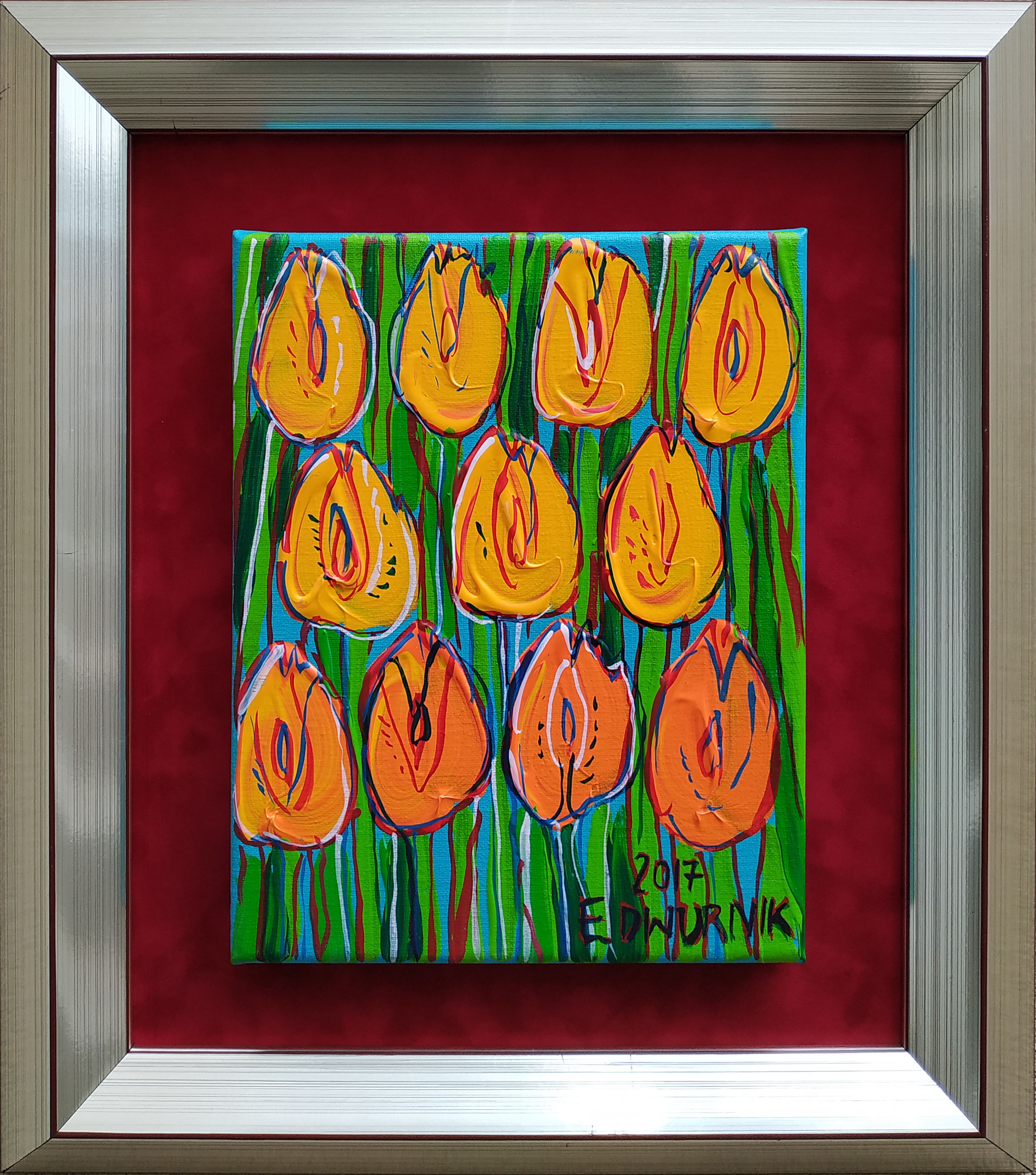 Żółte tulipany (XXIII) — Edward Dwurnik
