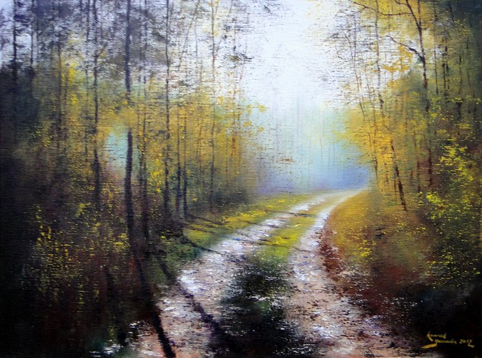 Droga przez las I — Konrad Hamada