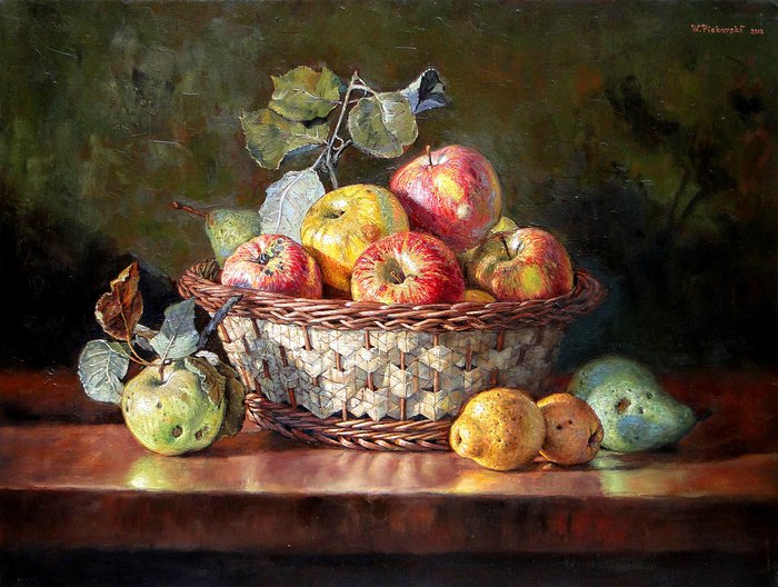 Martwa natura z jabłkami — Wojciech Piekarski