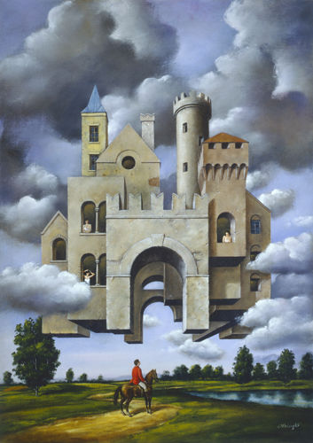 Zamek w chmurach — Rafał Olbiński