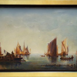 J. Pachukos-Umansky &mdash; Flauta (rama: 61 cm x 50 cm)