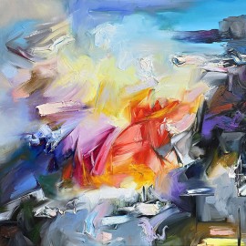 Zdzisław Constantin Majrowski-Meyro &mdash; Zdarzenie ( w ramie 151x78cm)