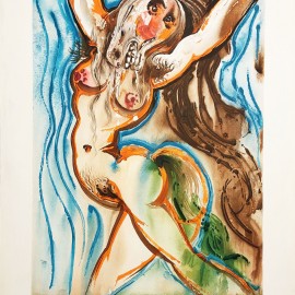 Salvador Dalí &mdash; La femme cheval (sygnowana)(edycja 93/250)(arkusz 50x65cm)