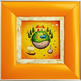 Oleg Litvinenko &mdash; Podróż tysiąca parsek (w ramie 20 x 20 cm)