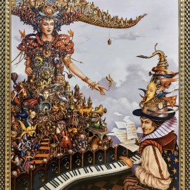 Tomasz Sętowski &mdash; Utwór dla jej wysokości (rama 53 x 64.5 cm)