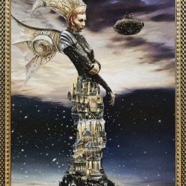 Tomasz Sętowski &mdash; Kobieta przyszłości (rama: 53 x 64.5 cm) 