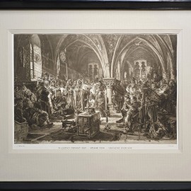 Jan Matejko &mdash; W Łęczycy Pierwszy Sejm - Spisanie Praw - Ukrócenie Rozbojów