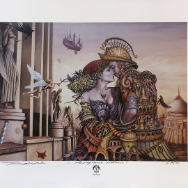 Tomasz Sętowski &mdash; Pożegnanie Hektora (arkusz: 100 x 70 cm)