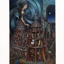Tomasz Sętowski &mdash; Lady dreams (arkusz: 70 x 100 cm)