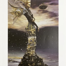 Tomasz Sętowski &mdash; Kobieta przyszłości (arkusz 70 x 100 cm)