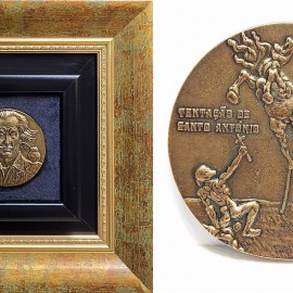 Salvador Dalí &mdash; Medal, Portret Salvadora Dalí | Kuszenie św. Antoniego