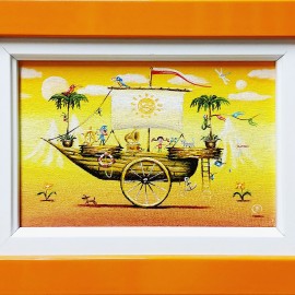 Oleg Litvinenko &mdash; Nieoczekiwana podróż (w ramie: 20 x 15 cm)