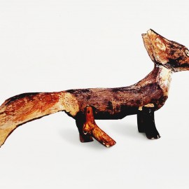 Józef Wilkoń &mdash; Lis (pocztówka sygn.) 