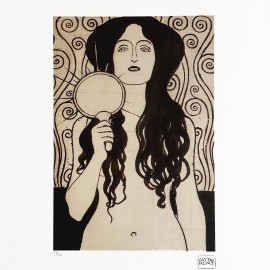 Gustav Klimt &mdash; Nuda Veritas (drawing) (ed.129/200)(50x70cm)