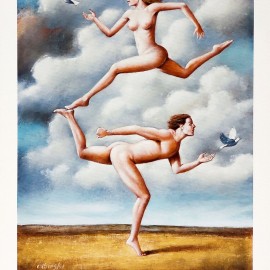 Rafał Olbiński &mdash; Bez tytułu (II/XX) (ark.: 20 x 30 cm)