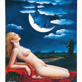 Rafał Olbiński &mdash; Bez tytułu (I/XX) (ark.: 20 x 30 cm)