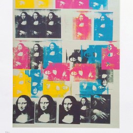 Andy Warhol &mdash; Colored Mona Lisa (ed. 101/125)(ark.: 35 x 50cm)