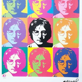Andy Warhol &mdash; John Lennon (ed. 63/100)(38 x 57 cm)