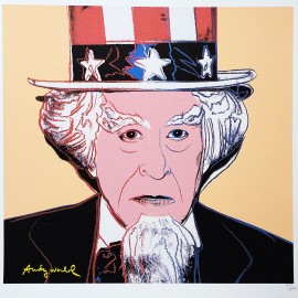 Andy Warhol &mdash;  Uncle Sam, z serii 'Myths'(ed. 50/500) (ark.: 50 x 50 cm)