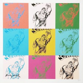 Andy Warhol &mdash; Superman (ed. 10/500)(ark.: 50 x 50 cm)