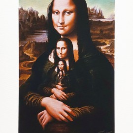 Rafał Olbiński &mdash; Mona Lisa (II/XX) (arkusz: 20 x 30 cm)
