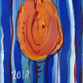 Edward Dwurnik &mdash; Tulipan (pomarańczowy 2018)