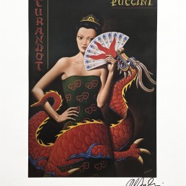 Rafał Olbiński &mdash; Turandot (sygn. przez autora)