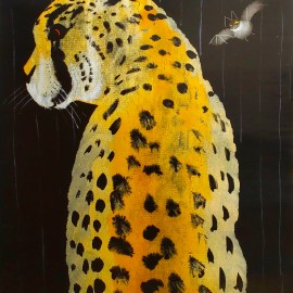 Józef Wilkoń &mdash; Pręgowane i Skrzydlate (sygn. przez artystę)