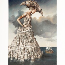 Tomasz Sętowski &mdash; Lost Ship E/A (arkusz: 35 x 49 cm)