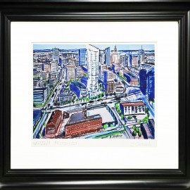 Edward Dwurnik &mdash; Warszawa Przyszłości (ark. 38 x 31cm)