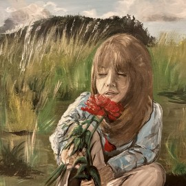 Karolina Kostrzewska &mdash; Dziewczynka z kwiatem