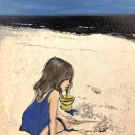 Karolina Kostrzewska &mdash; Zabawy w piasku (akryl/żywica)