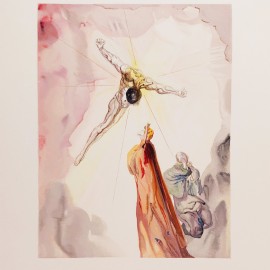 Salvador Dalí &mdash; Krzyż Marsa, z serii Boska Komedia (Raj: Pieśń 14) 