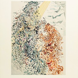 Salvador Dalí &mdash; Pył Dusz, z serii Boska Komedia (Raj: Pieśń 14) 