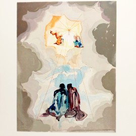 Salvador Dalí &mdash; Chronologia Cacciaguida, z serii Boska Komedia (Raj: Pieśń 16)