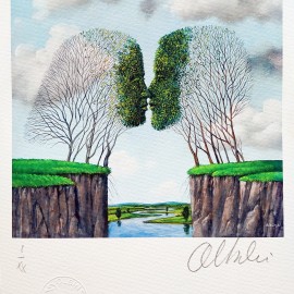 Rafał Olbiński &mdash; When Autumn Leaves Start (I/XX) (ark. 20 x 30 cm)