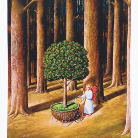 Rafał Olbiński &mdash; Der Tod und das Mädchen (I/XX)(ark. 20 x 30 cm)