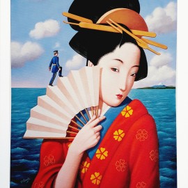 Rafał Olbiński &mdash; Madame Butterfly (V/XX)(ark. 20 x 30 cm)