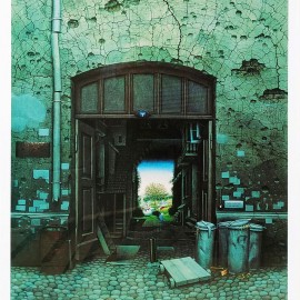 Jacek Yerka &mdash; Raj w podwórzu 