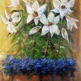 Eliza Dudek-Wójcicka &mdash; Kompozycja z kwiatów