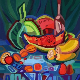 Yevgen Marchuk &mdash; Martwa natura z arbuzem