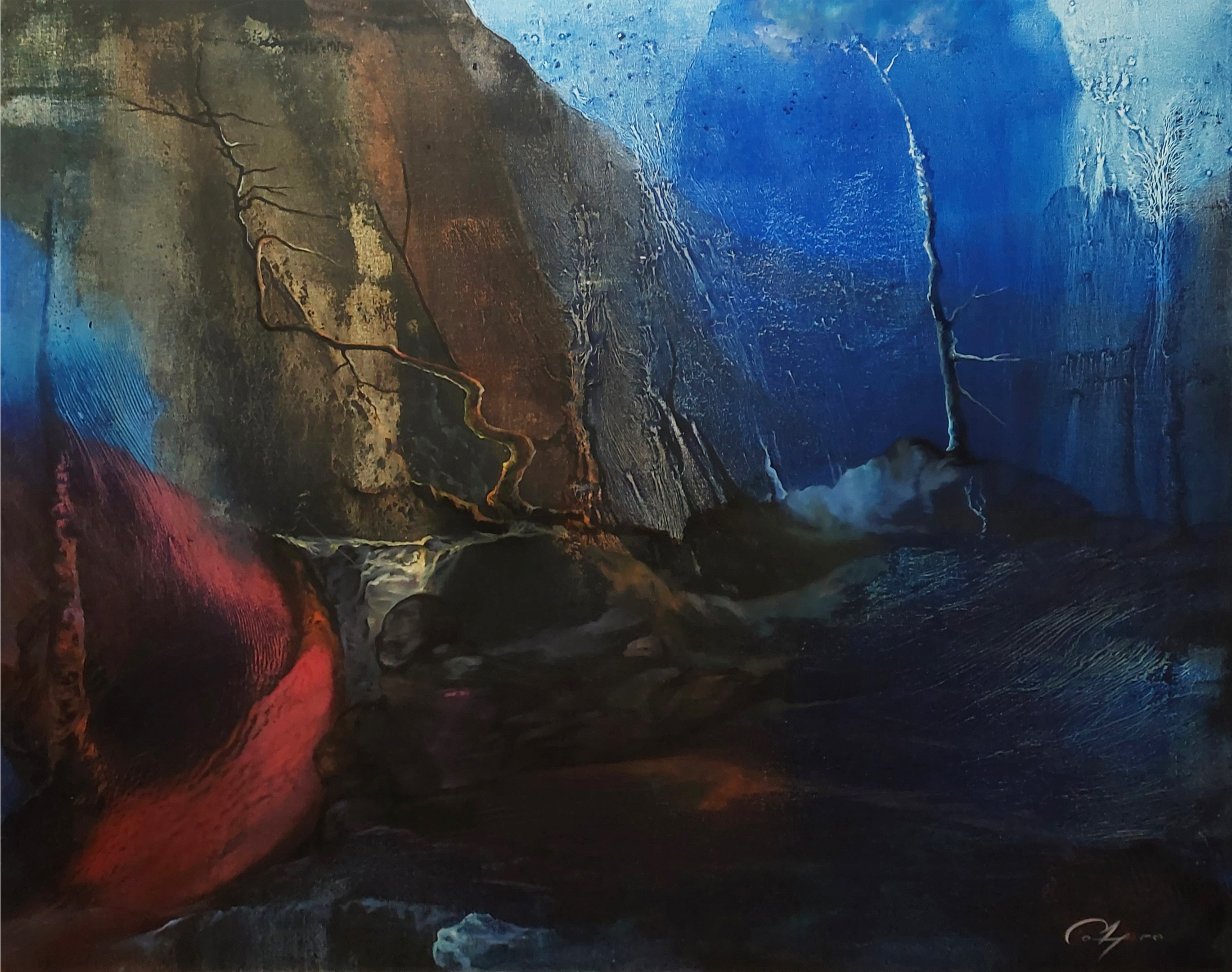 Pejzaż błękitny &mdash; Zdzisław Constantin Majrowski-Meyro