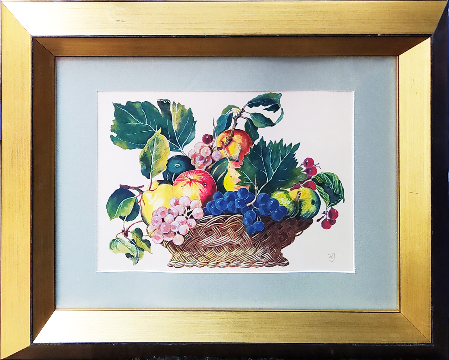 Kosz z owocami &mdash; Artysta nieznany
