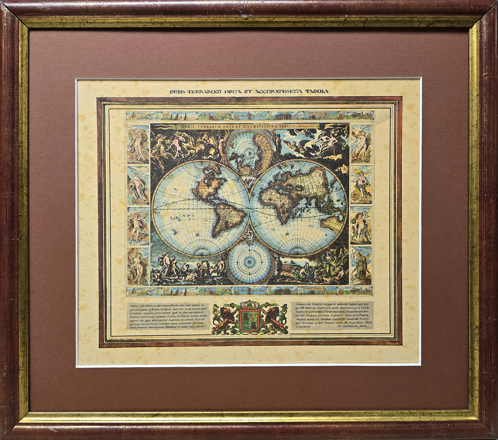 Mapa świata &mdash; Artysta nieznany