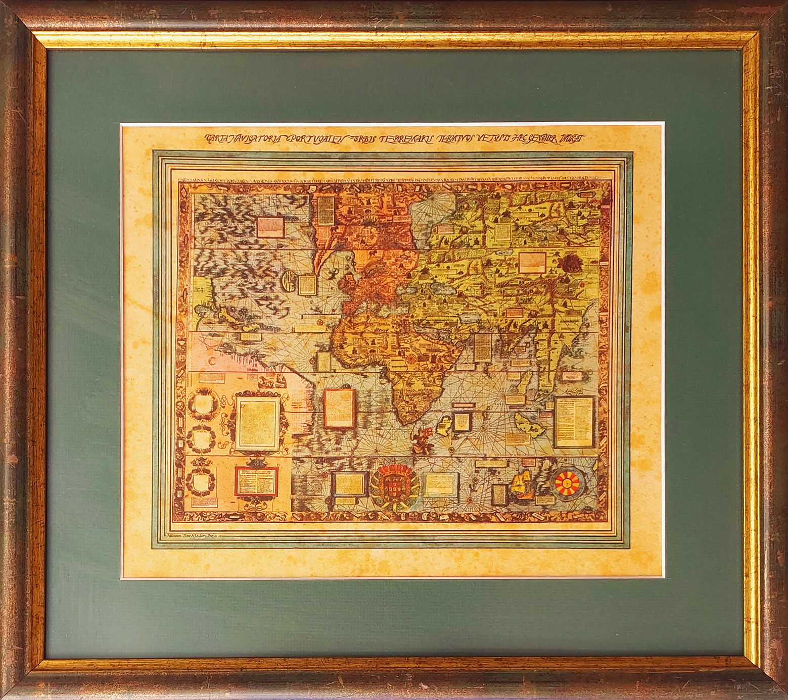 Stara mapa &mdash; Artysta nieznany