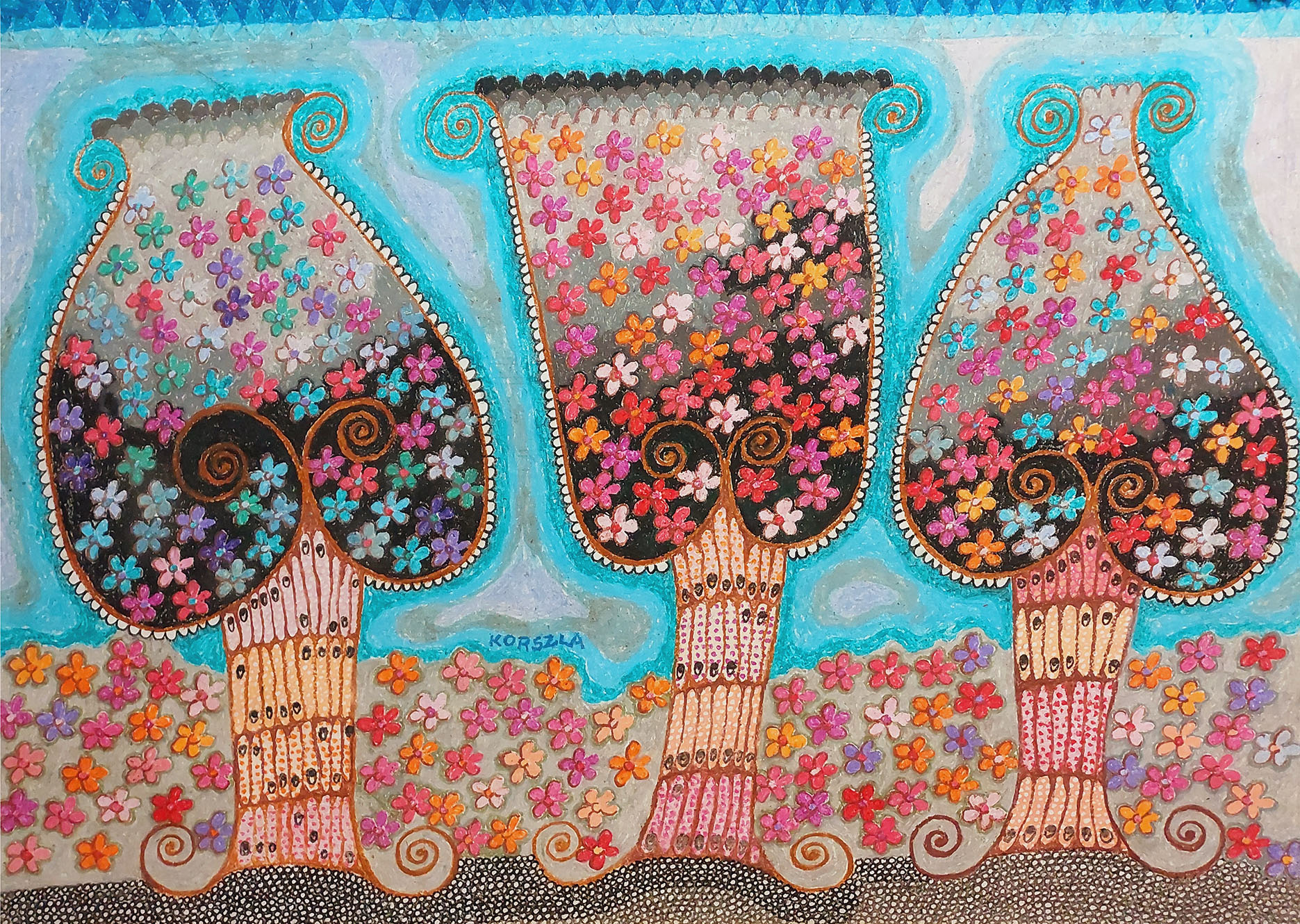 Drzewa kielichy 4 &mdash; Anna Korszla 