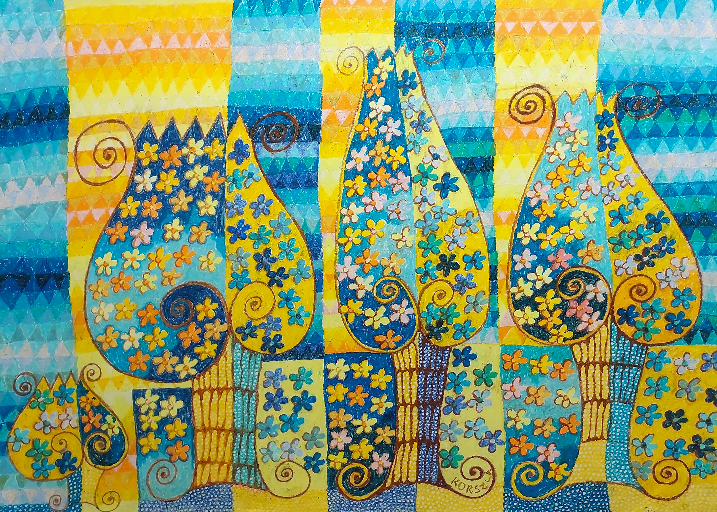 Drzewa kielichy I &mdash; Anna Korszla 