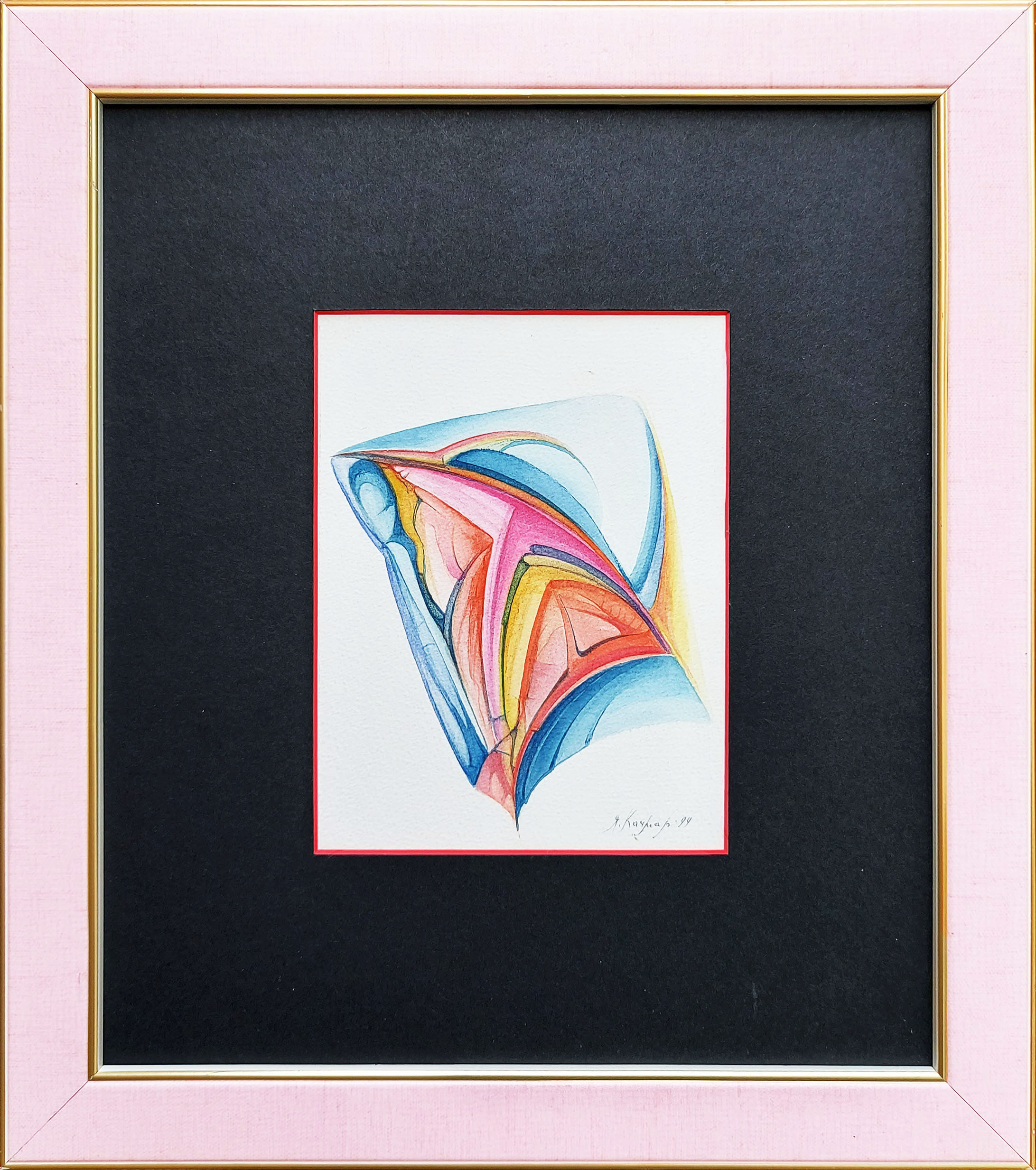 Bez tytułu (354) (rama: 35 x 39 cm) &mdash; Yaroslav Kachmar