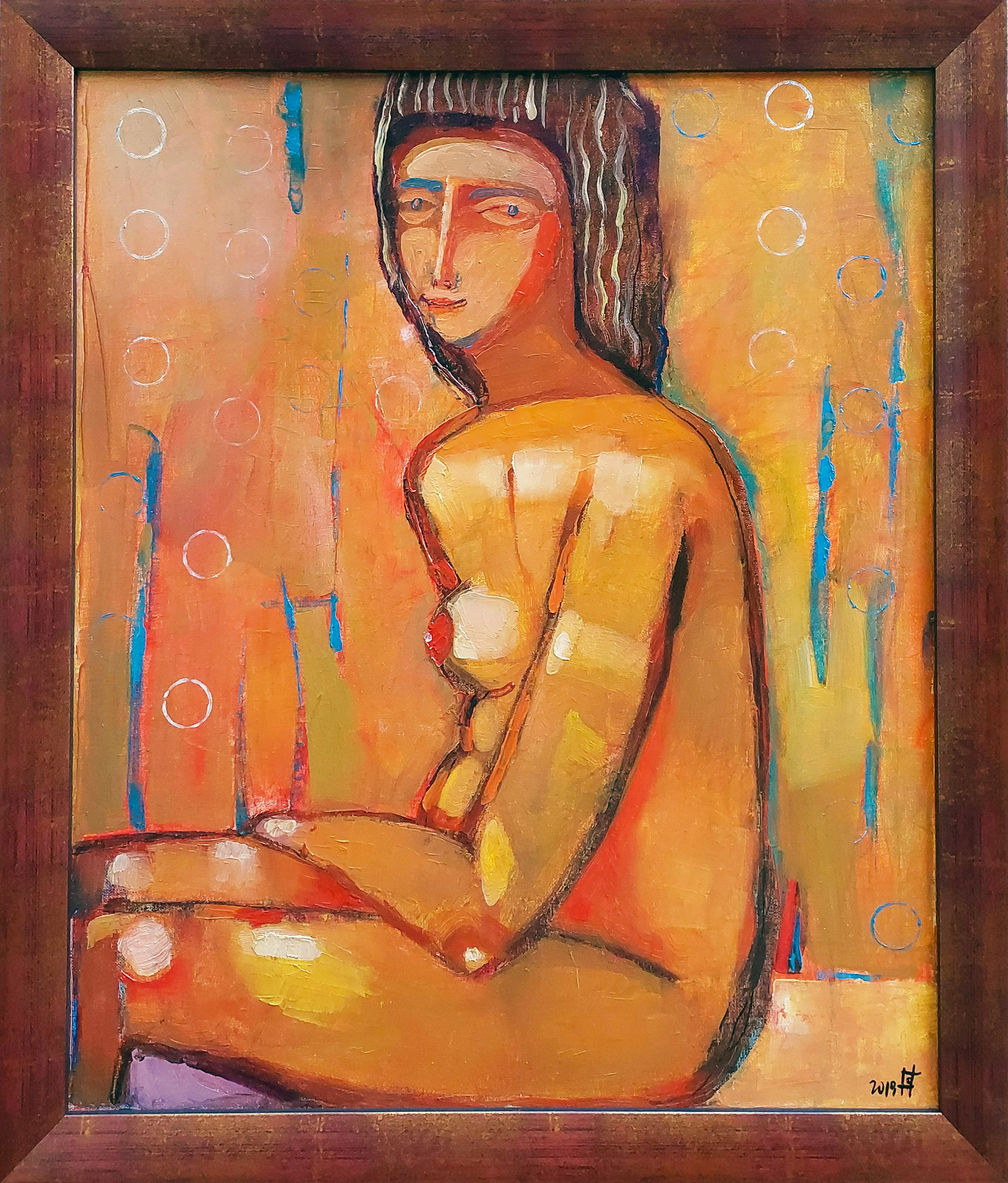 Akt Kobiecy (w ramie 57 x 67 cm) &mdash; Kuba Chomicki