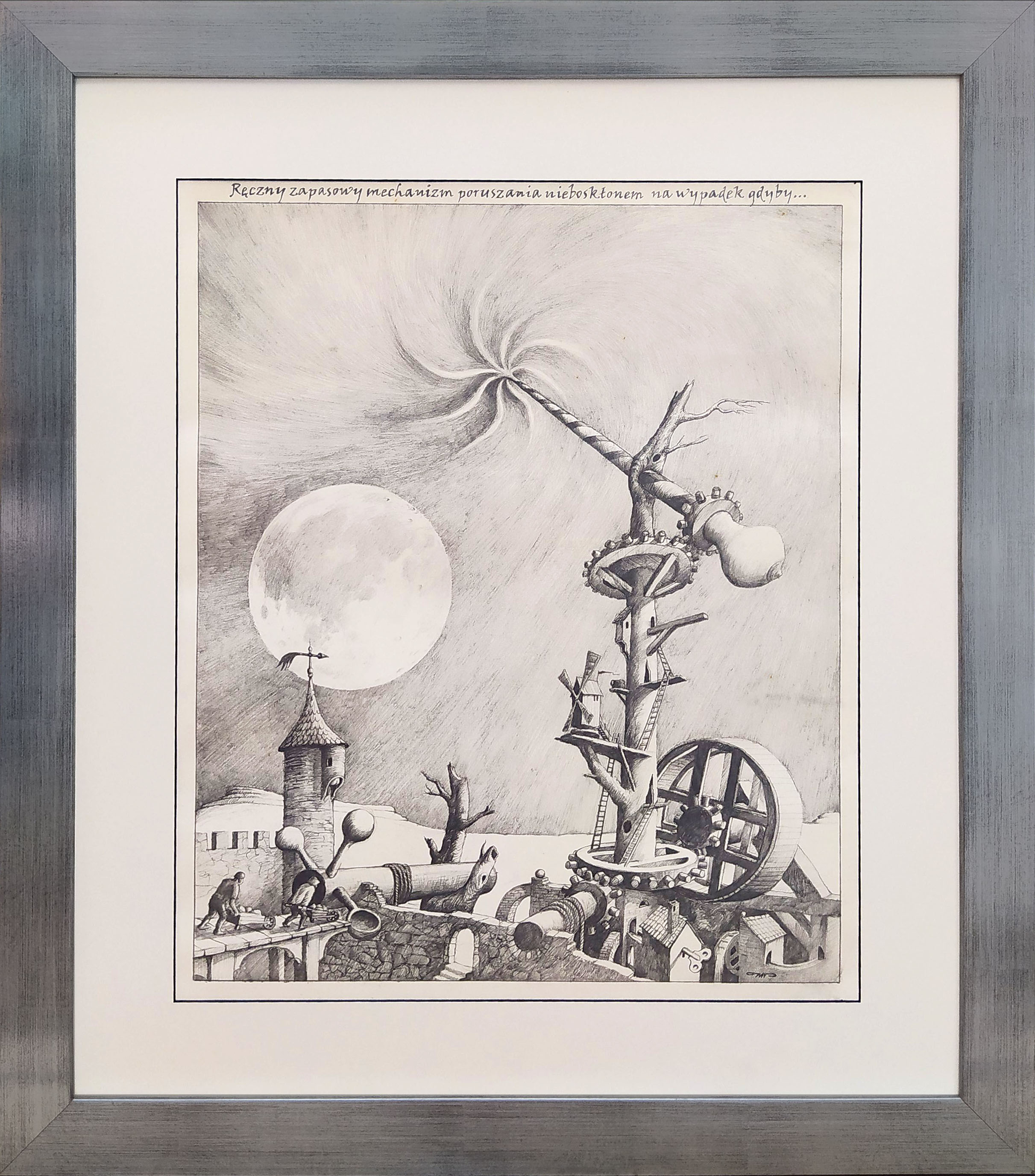 Ręczny zapasowy mechanizm poruszania (w ramie 64x72cm) &mdash; Waldemar Wroński